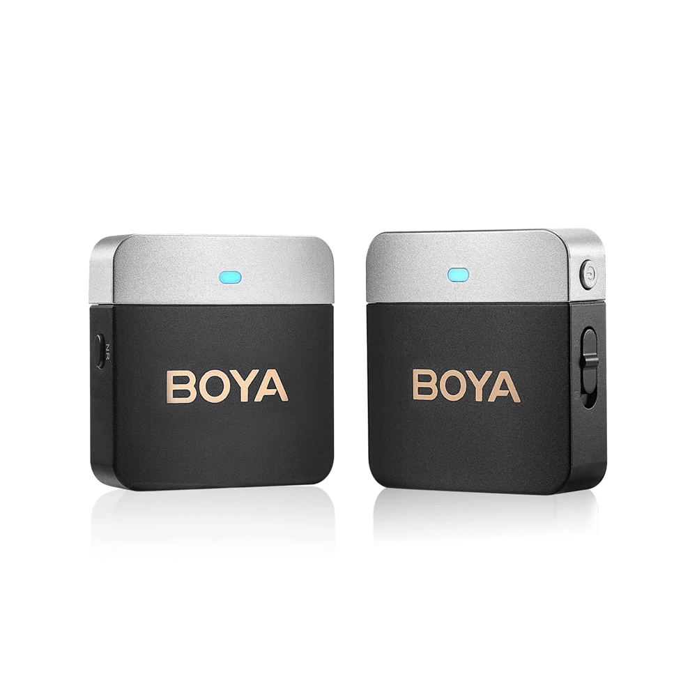 BOYA BY-M1V1 Wireless Microphone System for Cameras and Smartphones (2.4 GHz)(Neck mic. Wireless)