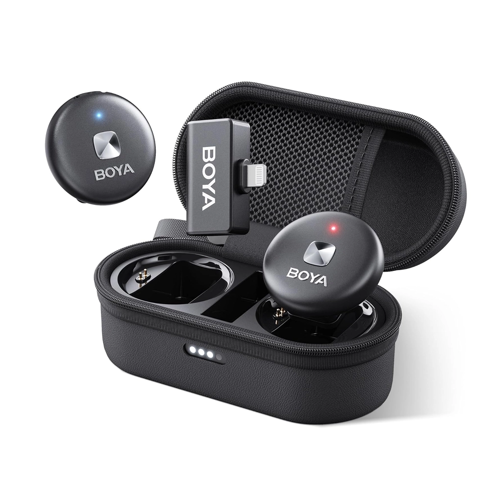 BOYA - Omic-D-B  Dual Wireless Microphone System iOs (Neck mic. Wireless)