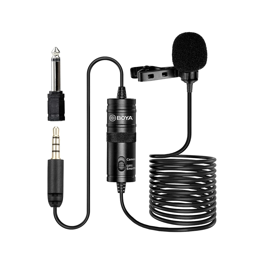 BOYA-BY-M1- Omnidirectional Lavalier Microphone