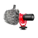 BOYA-BY-MM1+ Super-cardioid Condenser Shotgun Microphone