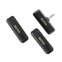 Boya BY-WM3T2-M2 2persones 2.4GHz Wireless Lavalier Microphone Plug Play Microphones for Camera (Neck mic. Wireless)