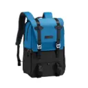 KF13.087AV7 Multifunctional DSLR Camera Travel Backpack 45x30x20cm (Blue + Black)