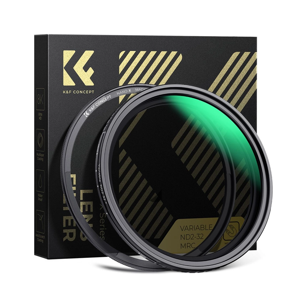 KF01.1854 82mm Variable MRC ND2-32 (1-5 Stop)  Nano-X Series Magnetic Lens Filters