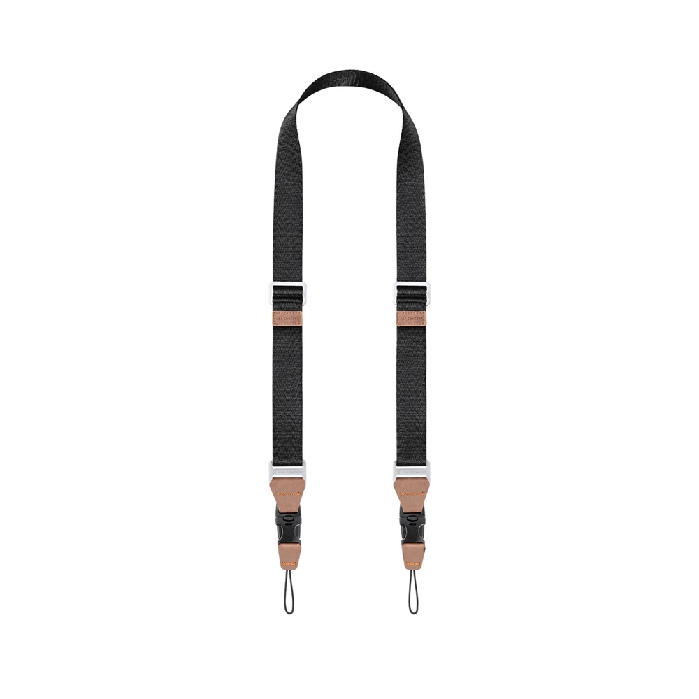 KF13.115V1 32mm Camera Neck Strap with Quick Release for Photographers, Adjustable Camera Shoulder Sling Strap Compatible for Nikon Canon Sony Olympus DSLR Camera - Strap URBAN WANDER 01 (Black )