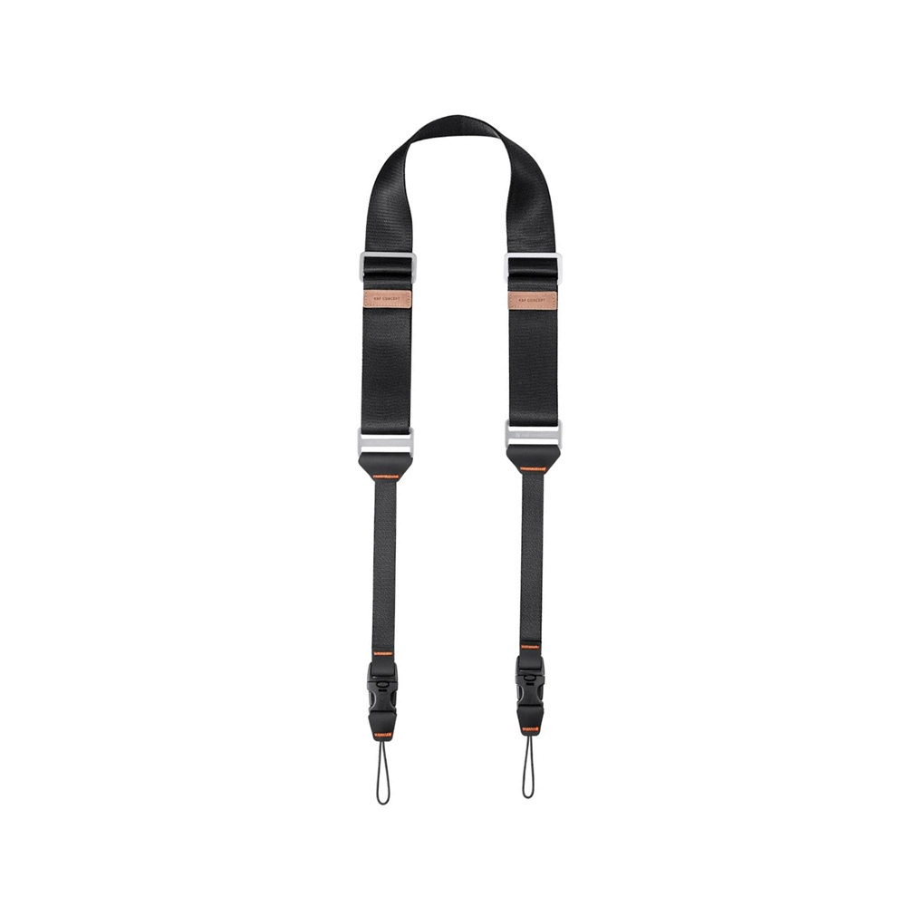 KF13.132V1 45mm Camera Neck Strap with Quick Release for Photographers, Adjustable Camera Shoulder Sling Strap Compatible for Nikon Canon Sony Olympus DSLR Camera - Strap URBAN WANDER 03 (Black )