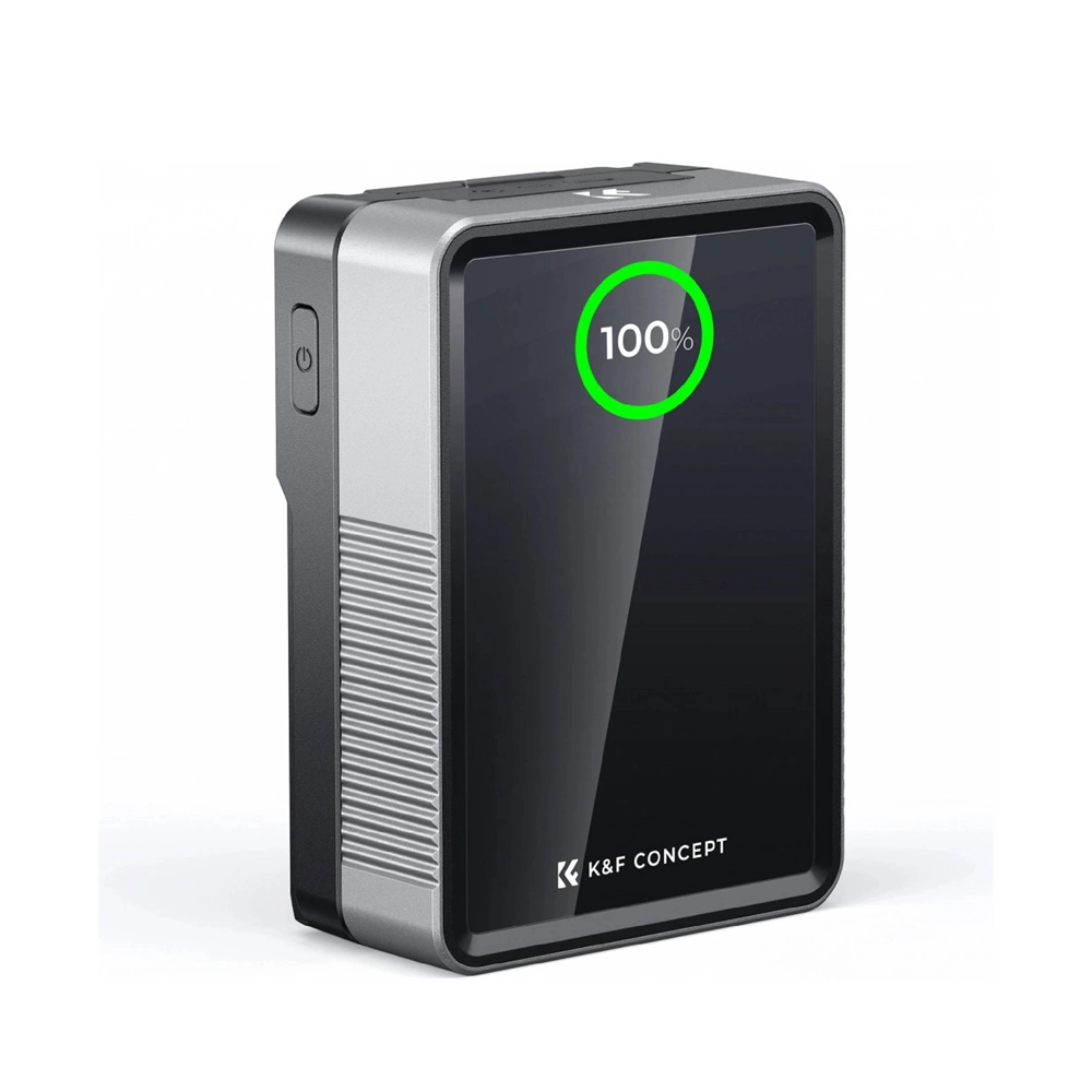 KF28.0024 V Mount Battery, 99Wh Mini V-Mount Battery, 6700mAh 14.8V Support 65W PD USB-C Fast Charger