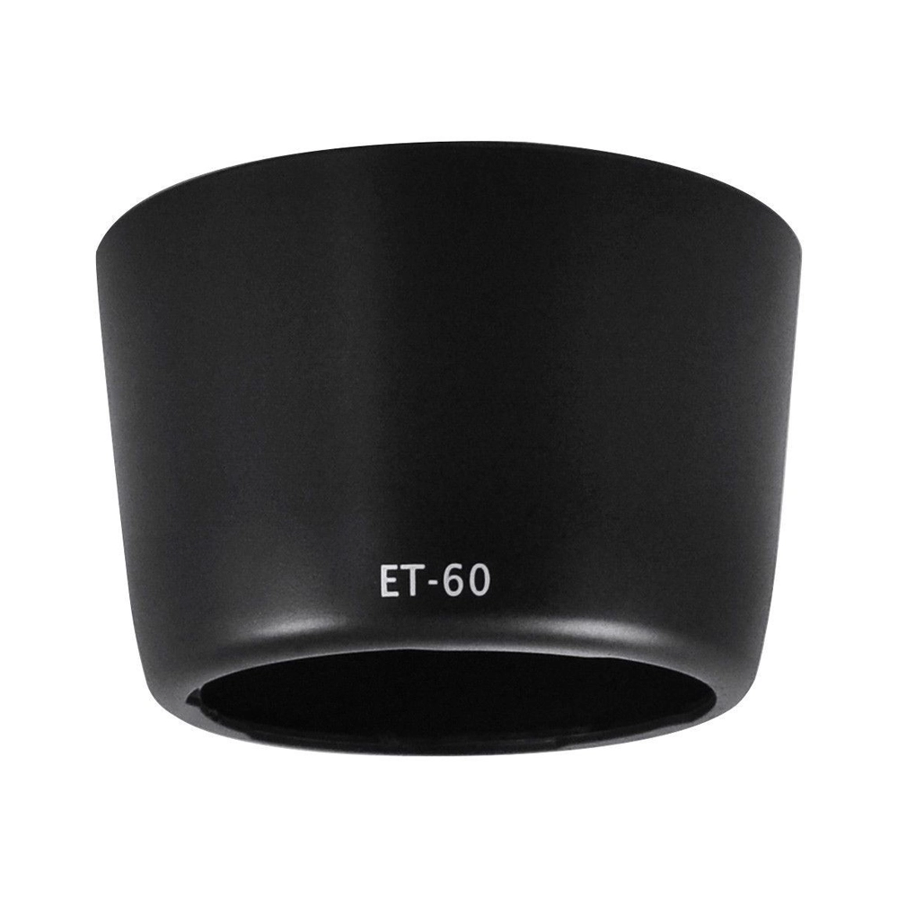 ET-60  LENS HOOD - CANON EF 75–300mm f/4–5.6 III USM & EF 75–300mm f/4–5.6 III & EF-S 55–250mm f/4–5.6 IS &  EF-S 55–250mm f/4–5.6 IS II