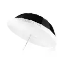 LIFE OF PHOTO AU48SH 100cm parabolic umbrella black/sliver & diffuser