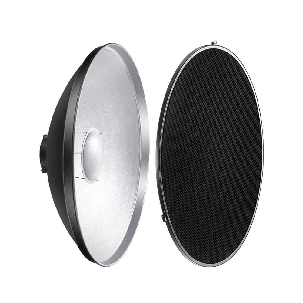 LIFE OF PHOTO LD-975 beauty dish 70cm  with hony comb Sliver (15mm) bowns