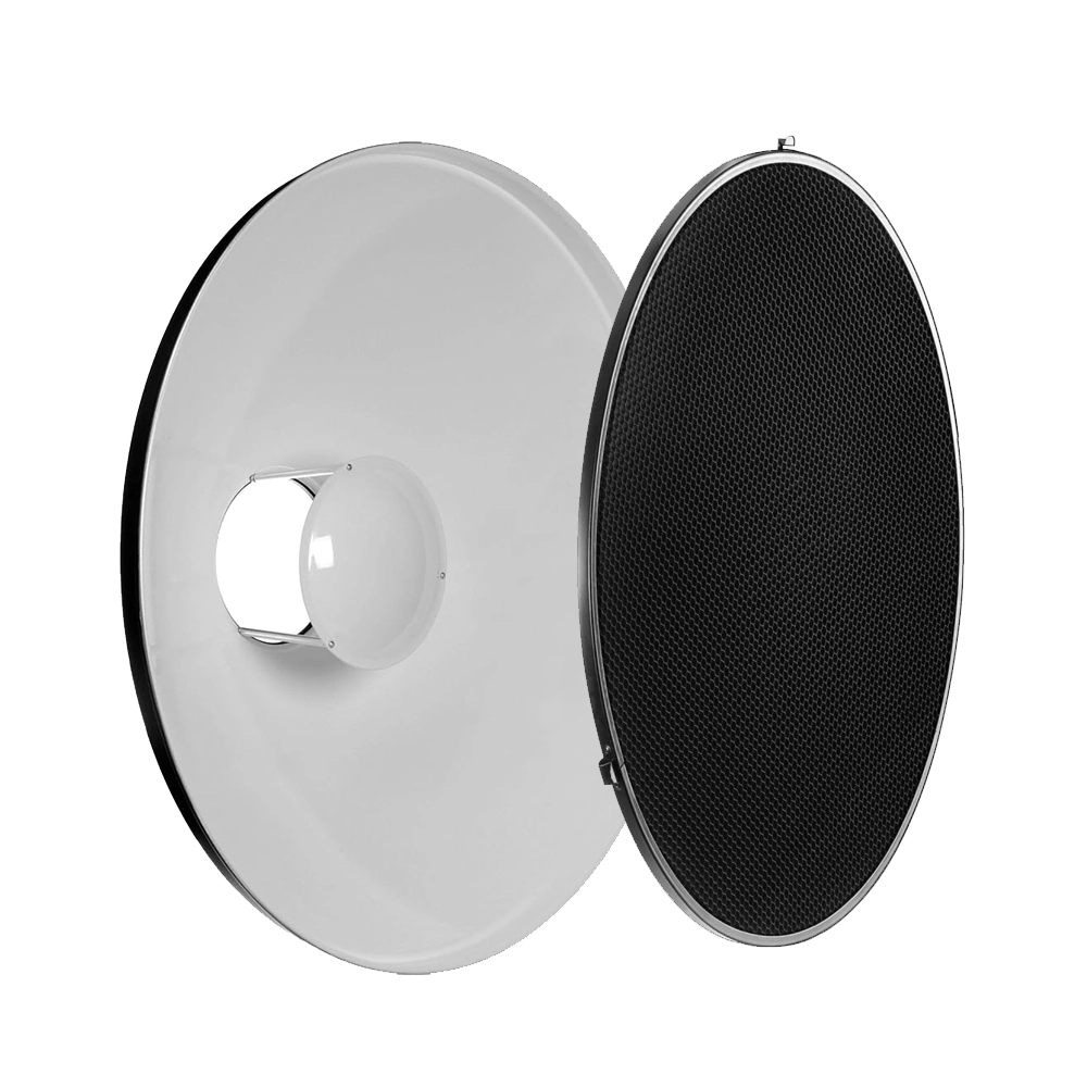 LIFE OF PHOTO LD-975B beauty dish 70cm with hony comb White (15mm) bowns