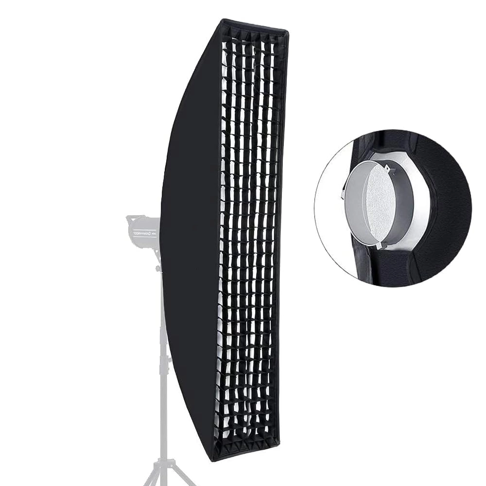 LIFE OF PHOTO LFG Bowens Mount SoftBox with grid 35x140cm