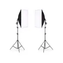 LIFE OF PHOTO LV-460 CONTINUES LIGHT with SOFT BOX  50x70cm 2KIT