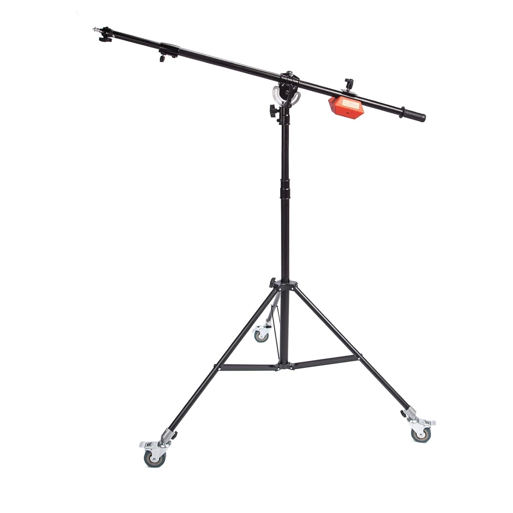 LIFE OF PHOTO M116-1126F C Stand with Boom Arm weheel 223.5cm