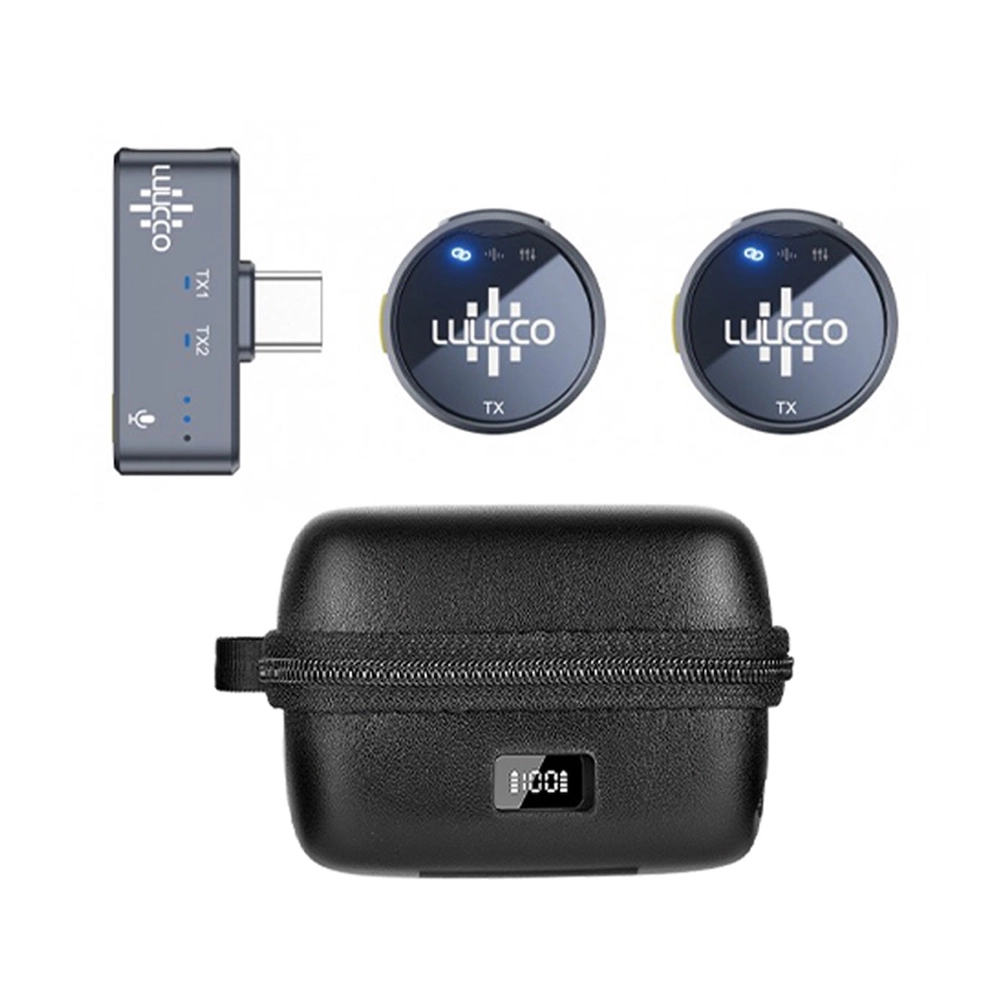 LUUCCO AirWave Wirless Lavalier Microphone K2 (Tybe-C) (Neck mic. Wireless)