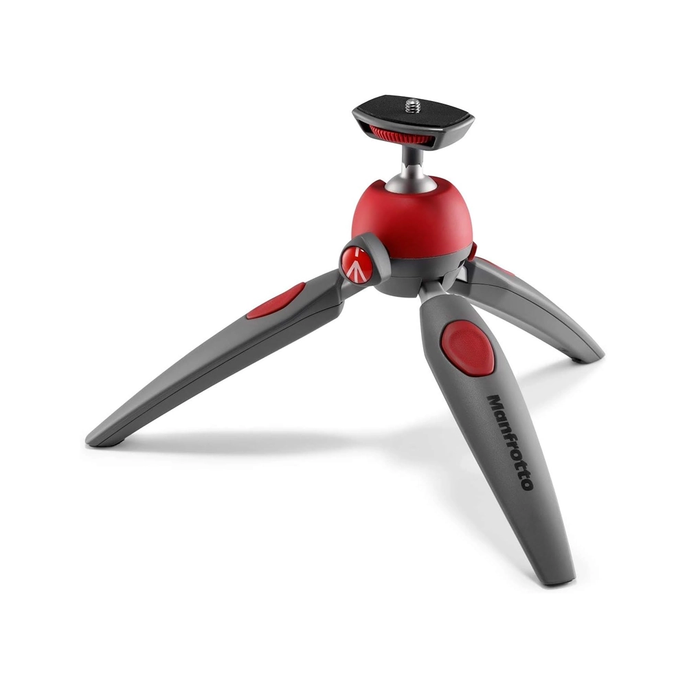 MANFROTTO MTPIXIEVO-RD  2-Section Mini Tripod, red, light and compact