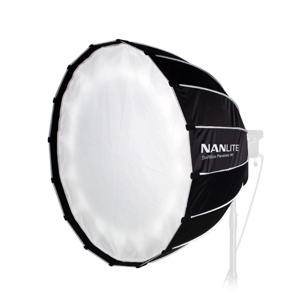 NANLITE SB-PR-90-Q Parabolic 90cm Quick-Open Softbox with 2 Difuser