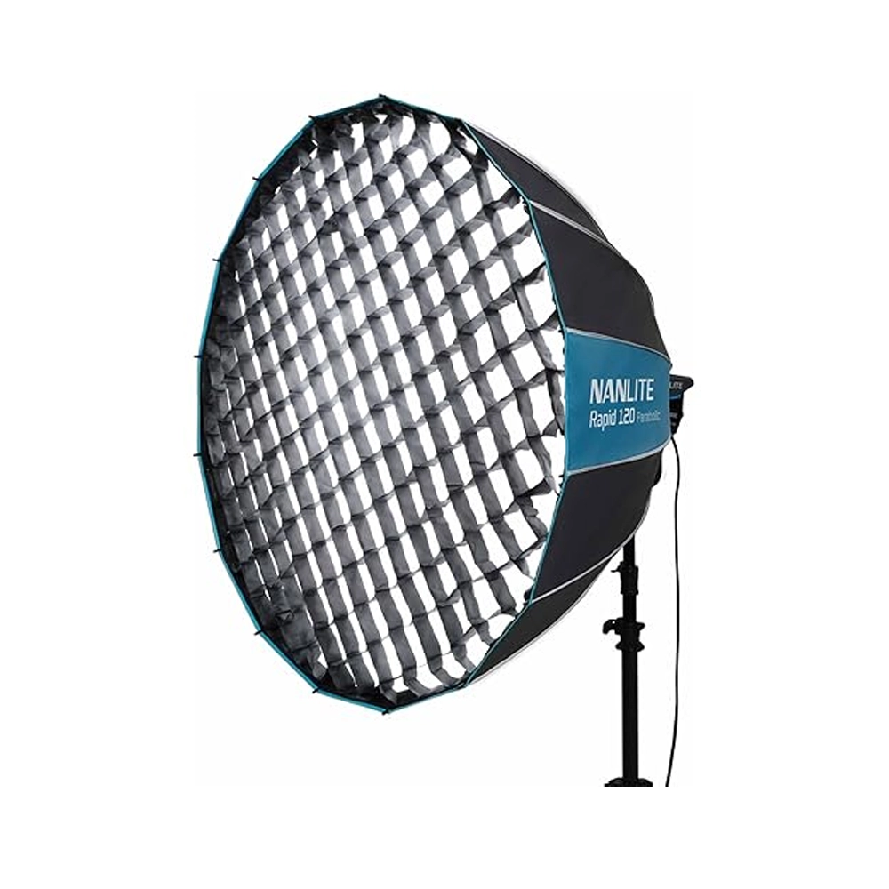 NANLITE SB-RP120 Rapid 120 Parabolic Softbox with grid 120cm