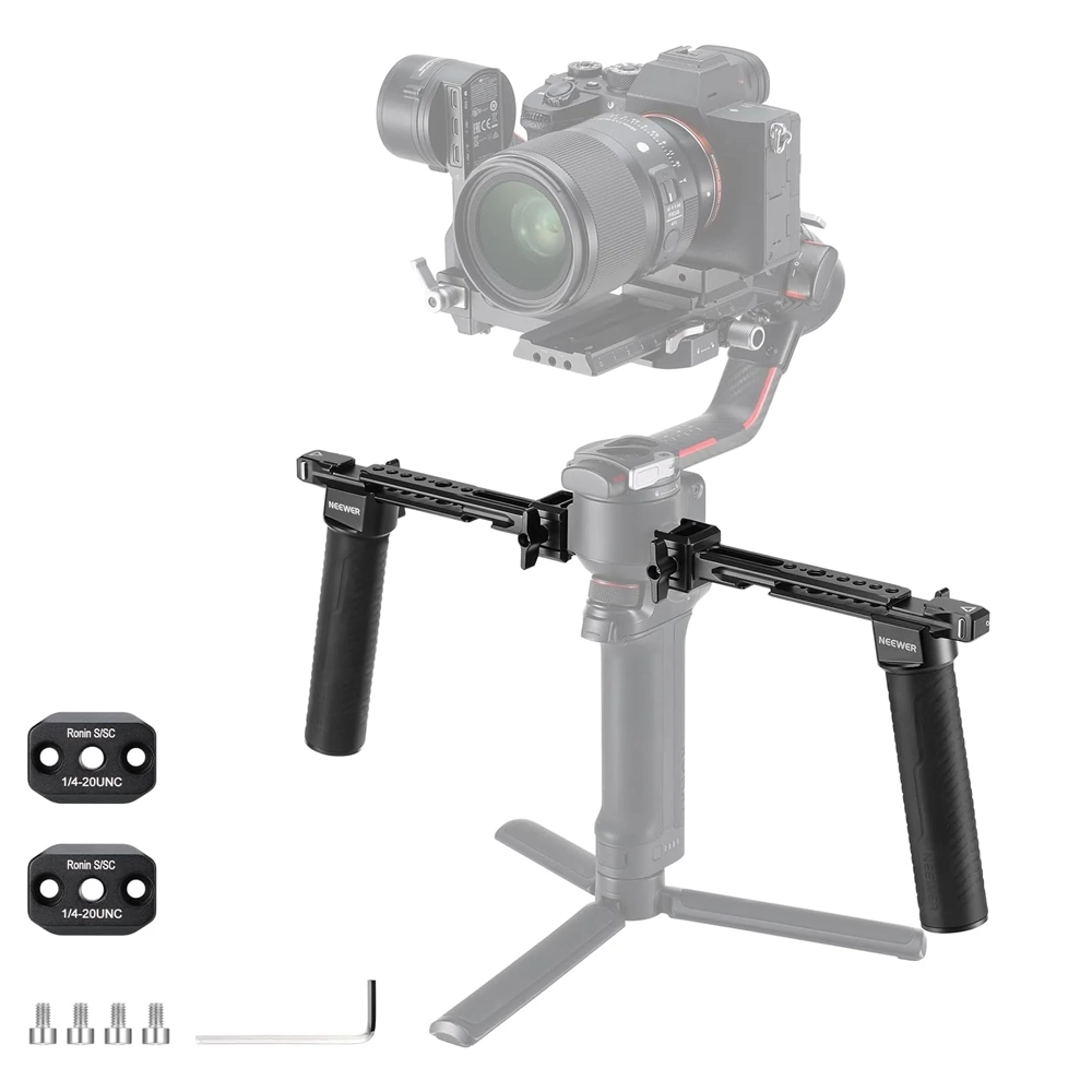 NEEWER GA006 Dual Handgrip for DJI S/SC/RS /RS PRO /RSC2 Gimbal(10103952) (10103808)