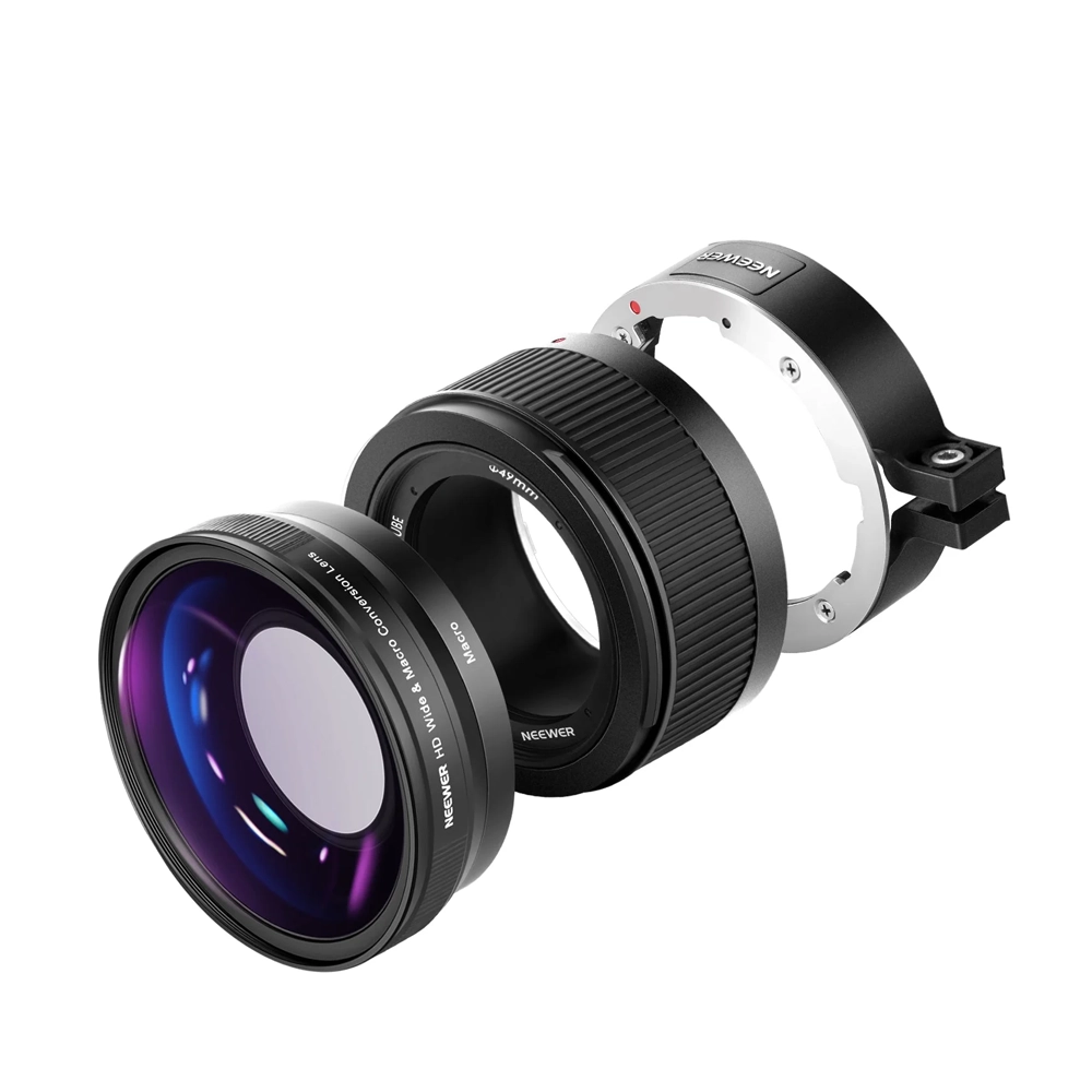 NEEWER LS-18 HD WIDE & MACRO CONVERSION LENS 0.75X SONY ZV1(BLACK) (10100457)