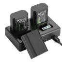 NEEWER NP-FZ100 SONY 3 REPLACEMENT BATTERY 7.2v 2280mAh with Type C CHARGER SET(10103231) 9956