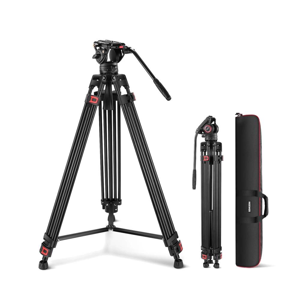 NEEWER TP74 188cm PROFESSIONAL VIDEO TRIPOD WITH FLUID HEAD  (10101933)
