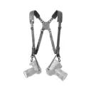 Leather Camera Strap for Two Cameras  SD2