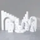 16-in-1 Photography Geometry Foam Cube/ F4