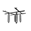 QIHE A3303 Pantograph Ceiling Rail System 3x3m for Light