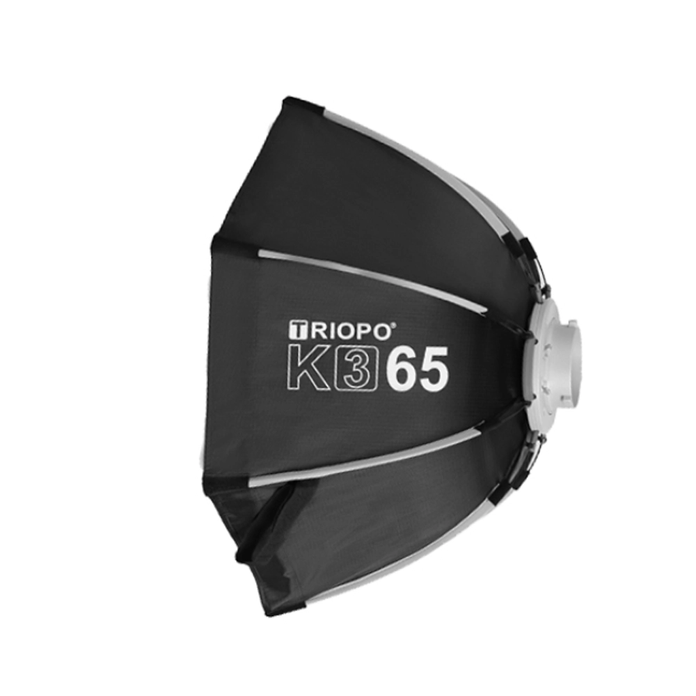 Triopo K3-65cm quick realse softbox Bowens adapter with Diffuser .