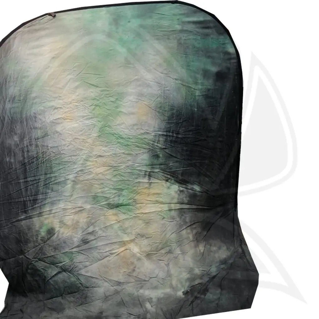 230x200cm Portable Background with Colorful Fabrics Floor