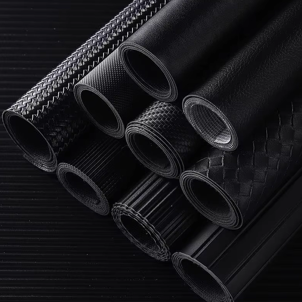 LB1 PU Black Leather Photography Backgrounds 50X68cm