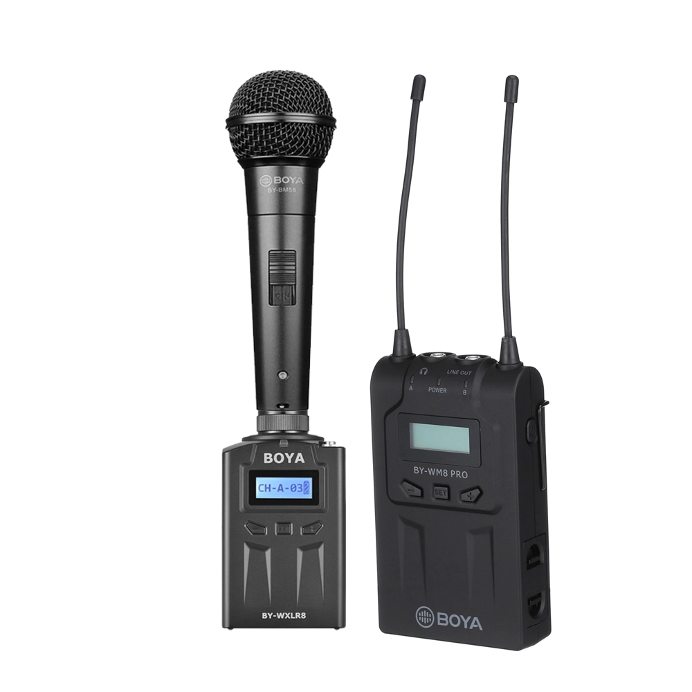 QPS-Dynamic Vocal Microphone with Wireless system