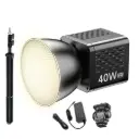 QPS-ULANZI L023 40W Pro Rechargeable Bi-Color COB Light with softbox 40cm &light stand