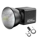 ULANZI LT028 Rechargeable Bi-Color COB Light 40W (L040GBBI)  with  power Adapter