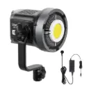 Ulanzi VL120BI 120W Bi-color V-Mount Video Light with Plug DC Power Adapter Cable