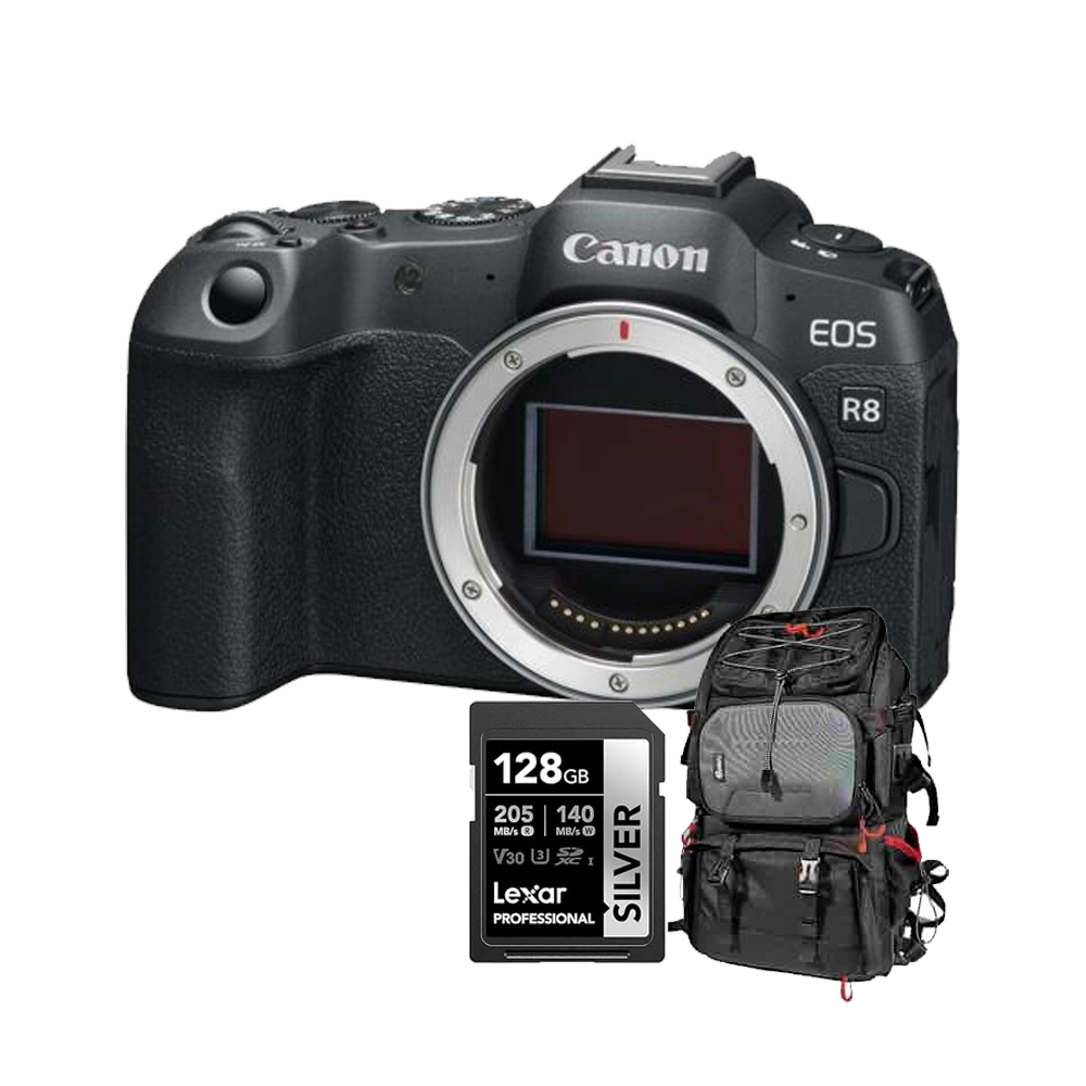 CANON EOS R8 Mirrorless Camera Body Only with Memory Card & Bag 