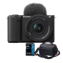 Sony ZV-E10 II Mirrorless Camera with 16-50mm Lens& Memory Card& Shoulder Bag