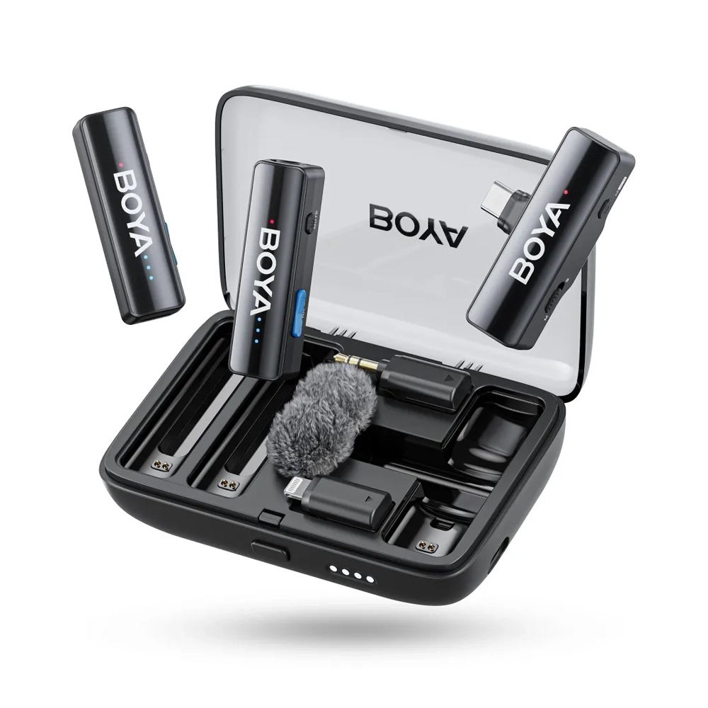 BOYA - BOYALINK A2  All-in-one Design Wireless Microphone System (Neck mic. Wireless)