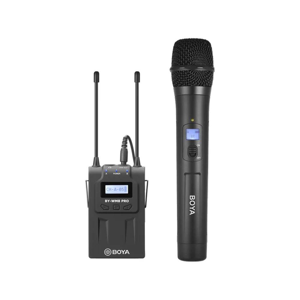 BOYA BY-WM8 PRO-K3 Camera-Mount Wireless Handheld Microphone System (568 to 599 MHz)