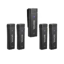 BOYA W4 4-Channel Wireless Lavalier Microphone System, (Neck mic. Wireless)