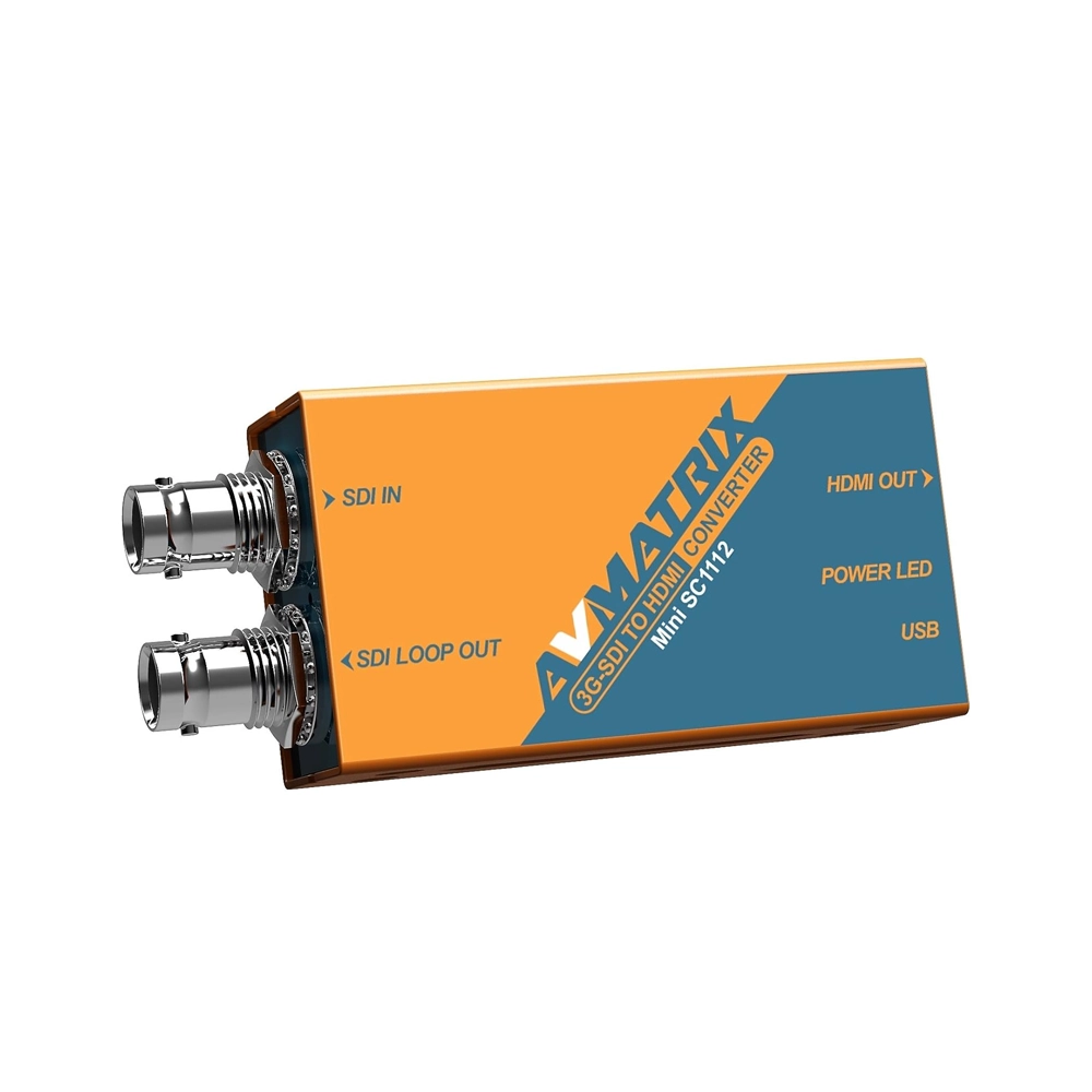 AVMATRIX Mini 3G-SDI to HDMI Pocket-Size Broadcast Converter-SC1112
