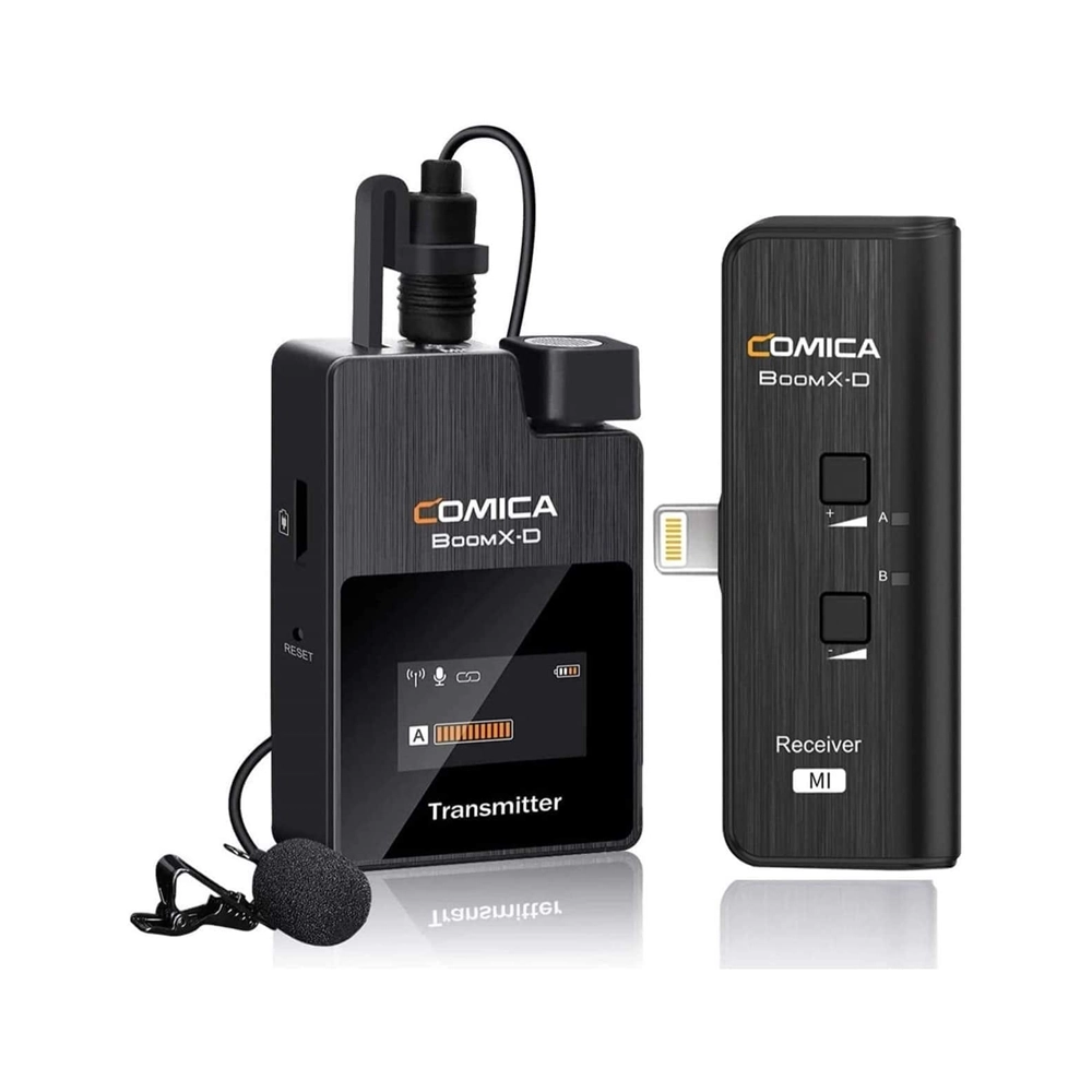 COMICA Audio Boom X-D MI1 2.4G Digital Wireless Microphone System for Lightning
