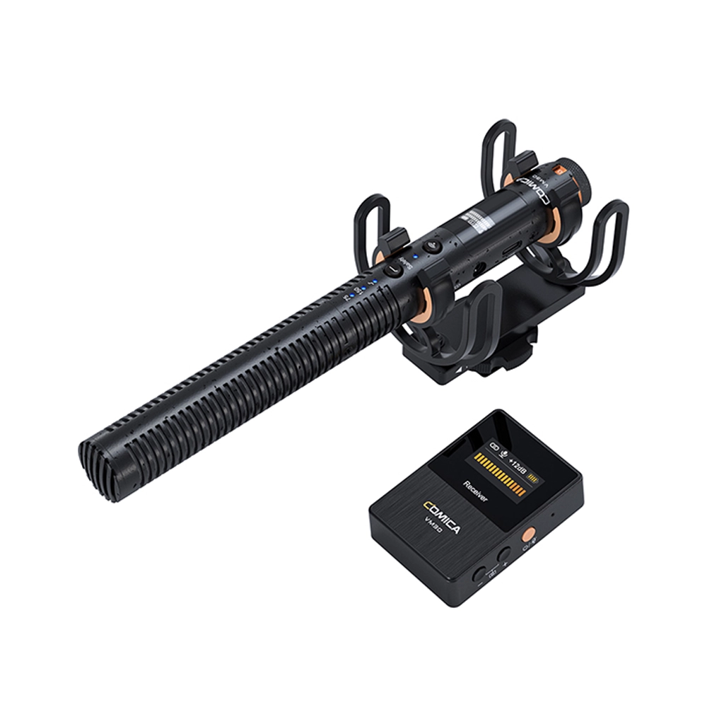 COMICA VM30 2.4G Super Cardioid Condenser Wireless Shotgun Microphone