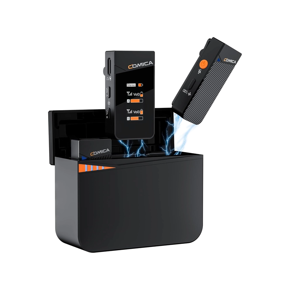 COMICA Vimo C3 2.4G Dual channel Mini Wireless Microphone