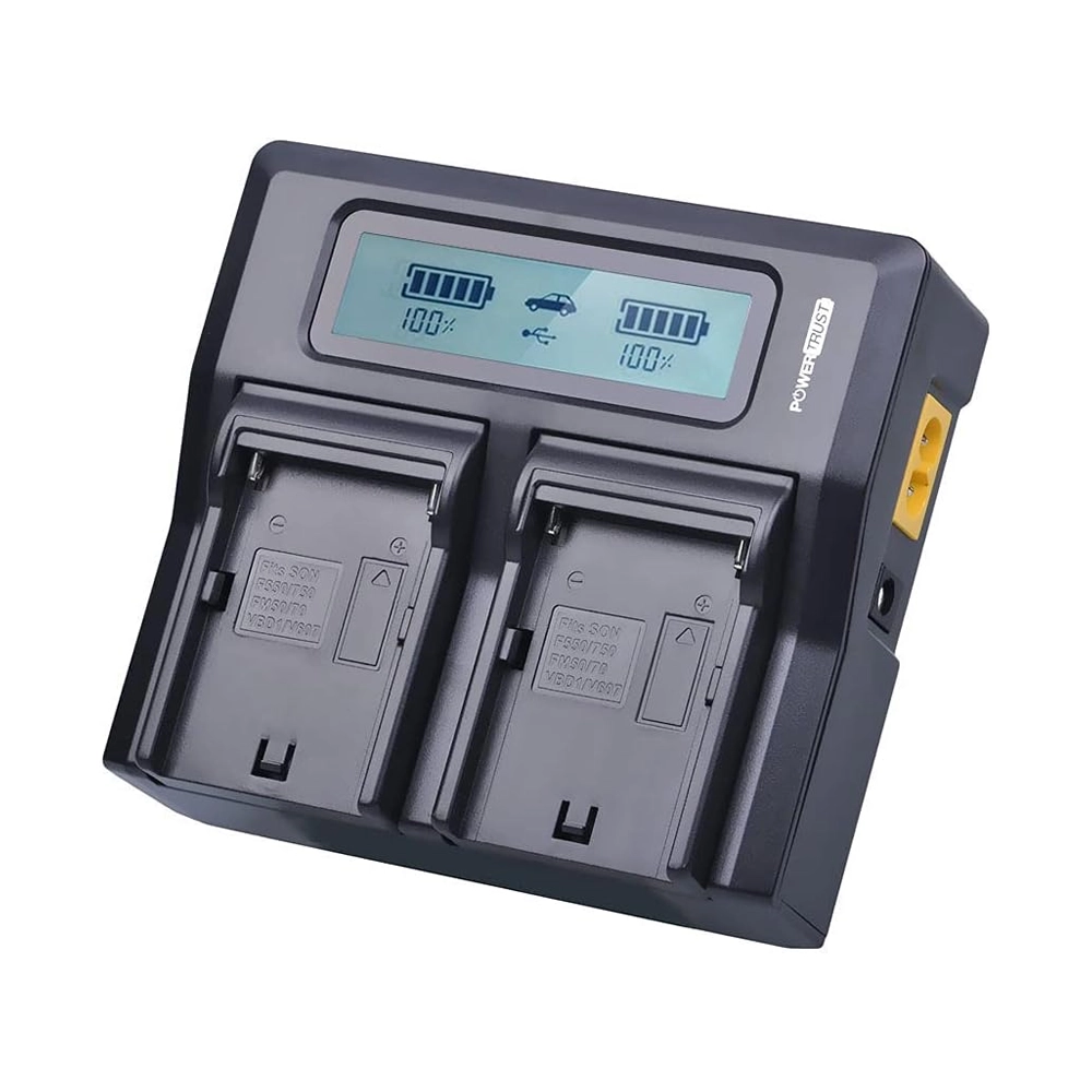 DUAL DIGITAL BATTERY CHARGER  (for F970, D960)