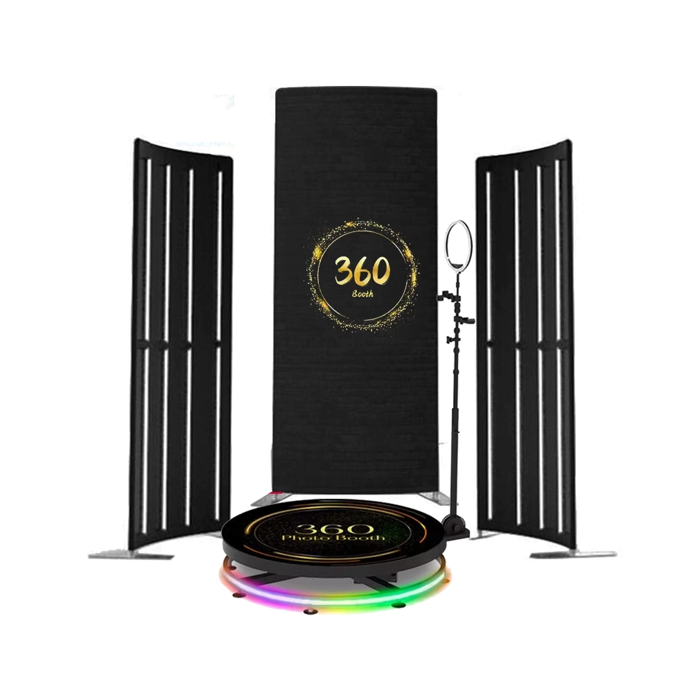 FTY-360 photo booth 80cm with  photo booth Background Shell