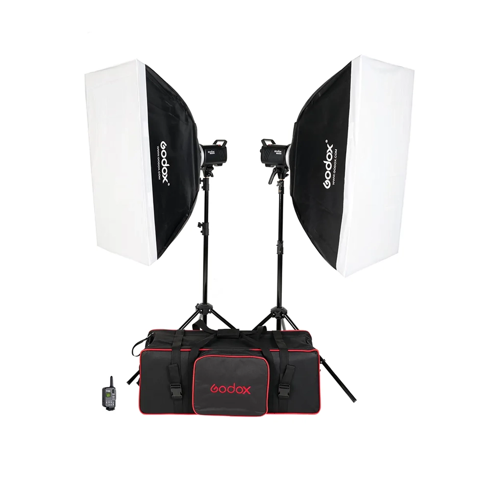 GODOX MS300-E 2KIT Flash Studio Lighting
