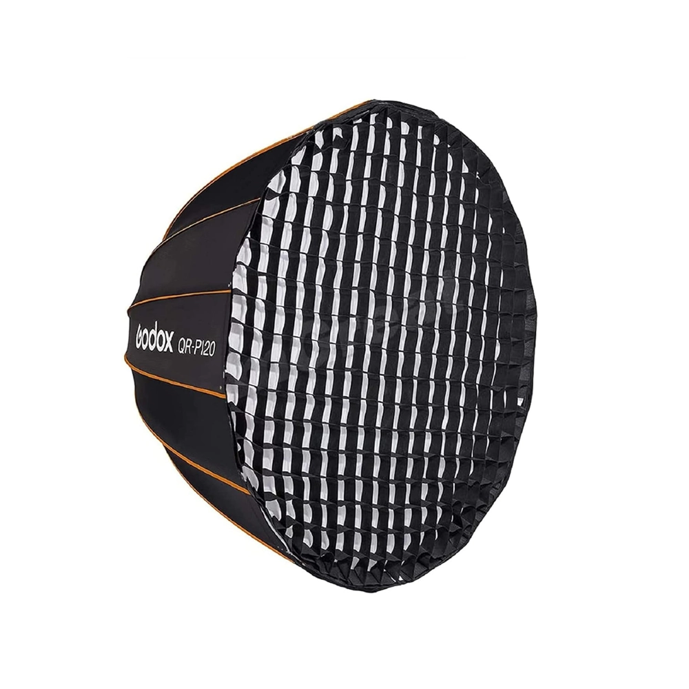 GODOX QR-P120G Quick Release Parabolic  Softbox with Bowens Mount & Grid