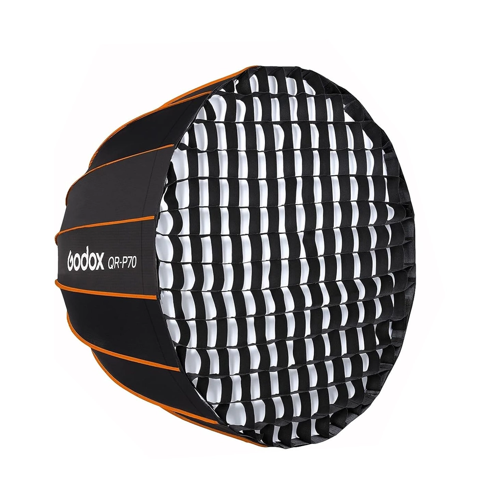 GODOX QR-P70G Quick Release Parabolic  Softbox with Bowens Mount & Grid