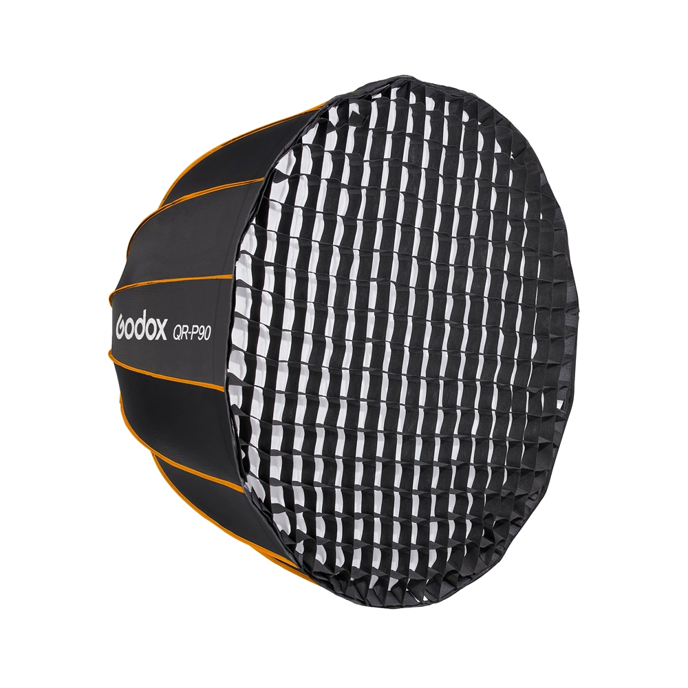 GODOX QR-P90G Quick Release Parabolic  Softbox with Bowens Mount & Grid